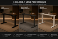 Pied de Bureau Assis-Debout Électrique WOLTU — 4 Mémoires, Port USB, Réglable 72–120 cm Ergo & Fit